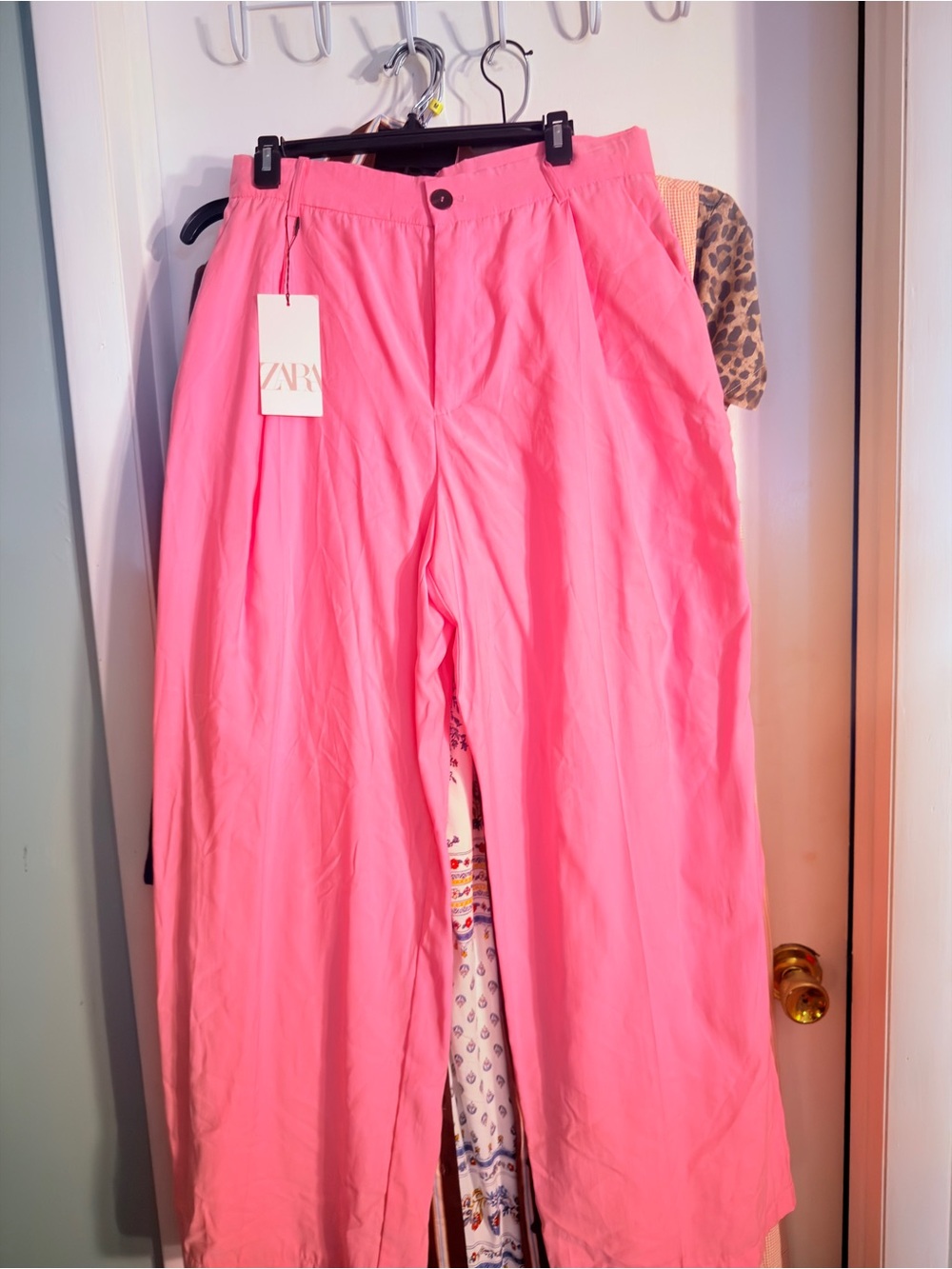 Zara Pink Women's trouser NWT